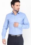 Black Coffee Solid Light Blue Formal Shirt Men