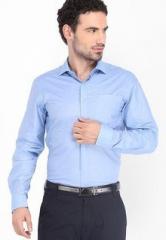 Black Coffee Solid Light Blue Formal Shirt men