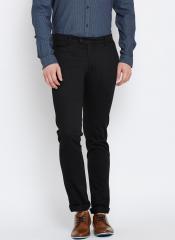 Blackberrys Black Sharp Fit Solid Chinos men