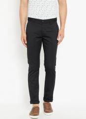 Blackberrys Black Skinny Fit Solid Trouser men