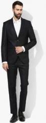 Blackberrys Black Solid Suit men