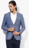 Blackberrys Blue Solid Slim Fit Blazer men