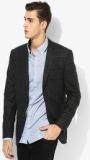 Blackberrys Dark Grey Checked Slim Fit Jacket & Blazers men