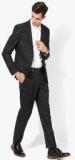 Blackberrys Dark Grey Solid Slim Suit men