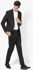 Blackberrys Dark Grey Solid Slim Suit men