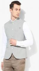 Blackberrys Grey Striped Waistcoat men