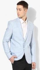 Blackberrys Light Blue Solid Blazer men