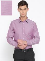 Blackberrys Mauve Slim Fit Self Design Formal Shirt men