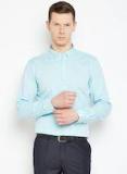 Blackberrys Men Blue Slim Fit Solid Formal Shirt