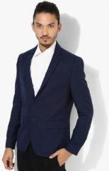 Blackberrys Navy Blue Printed Blazer men