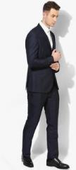 Blackberrys Navy Blue Printed Suit men