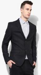 Blackberrys Navy Blue Solid Blazer men