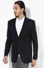 Blackberrys Navy Blue Solid Regular Fit Blazer men