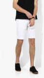 Blackberrys White Slim Fit Shorts men