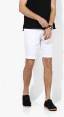 Blackberrys White Slim Fit Shorts men