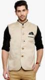 Blackbuk India Beige Smart Casual Nehru Jacket Men