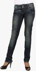 Blacksoul Blue Low Rise Slim Jeans women