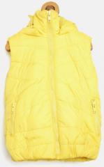 Blue Giraffe Yellow Winter Jacket girls