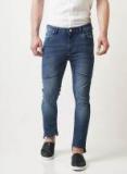 Blue Saint Blue Slim Fit Mid Rise Clean Look Jeans