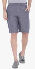 Blue Wave Blue Checked Shorts men