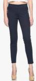 Xblues Navy Blue Solid Jegging Women