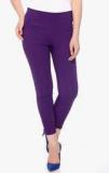 Xblues Purple Solid Jeggings Women