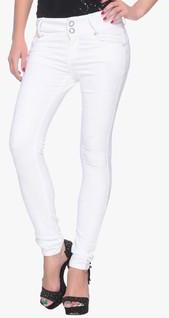 Xblues White Regular Jeans women