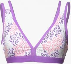 Brag White Printed Bra women