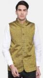 British Club Yellow Nehru Jacket Men