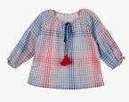 Budding Bees Multicoloured Checked Casual Top girls