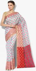 Bunkar Multicoloured Printed Saree women