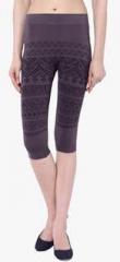 C9 Grey Printed Capris women