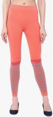 C9 Orange Striped Leggings women