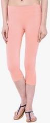 C9 Peach Solid Capris women