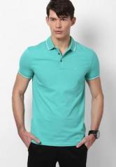 Calvin Klein Jeans Aqua Blue Polo T Shirt men