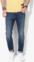 Calvin Klein Jeans Blue Washed Low Rise Slim Fit Jeans men