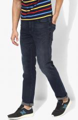 Calvin Klein Jeans Navy Blue Washed Low Rise Slim Fit Jeans men