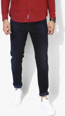 Calvin Klein Jeans Navy Blue Washed Slim Fit Jeans men