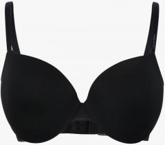 Calvin Klein Underwear Black Solid Underwired Lightly Padded Push Up Bra women