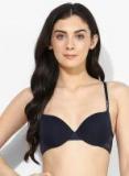 Calvin Klein Underwear Navy Blue Solid Underwired Lightly Padded Bra women