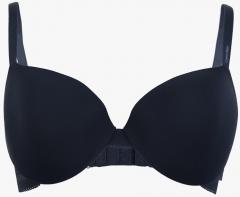 Calvin Klein Underwear Navy Blue Solid Underwired Medium Push Up Bra women