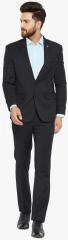 Canary London Black Solid Suit men