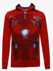 Captain America Maroon Hoodie boys