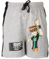 Cartoon Network Grey Milange Shorts boys