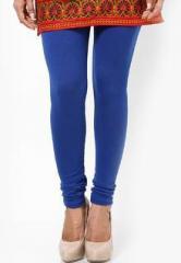 Castle Blue Solid Legging women