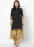 Castle Brown Solid Salwar & Duppatta Sets Women