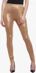 Castle Golden Solid Leggings women