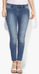 Cat Blue Washed Symbol Jegging women