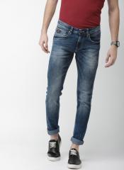 Celio Blue Slim Fit Mid Rise Clean Look Stretchable Jeans men