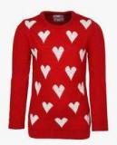 Chalk By Pantaloons Red Sweater Girls